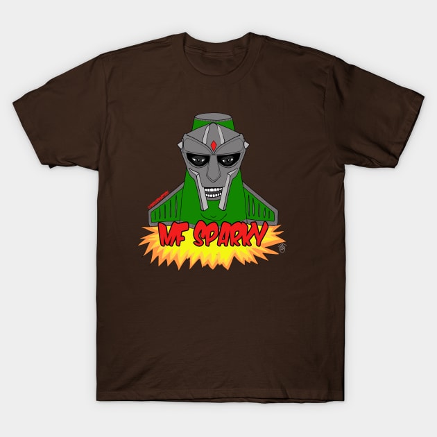 MF SPARKY meets Doom Deez Nuts T-Shirt by HacknStack